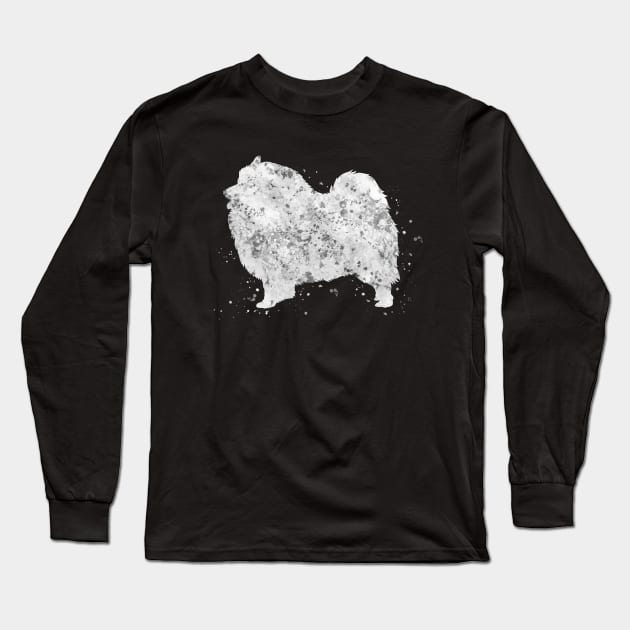 Keeshond dog Long Sleeve T-Shirt by Yahya Art